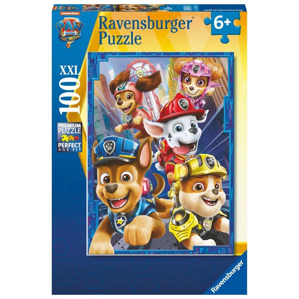 Dėlionė su šunyčiais patruliais Ravensburger, 100 d. цена и информация | Dėlionės (puzzle) | pigu.lt