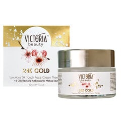 24K aukso aktyvaus poveikio dieninis veido kremas Victoria Beauty, 50 ml kaina ir informacija | Veido kremai | pigu.lt
