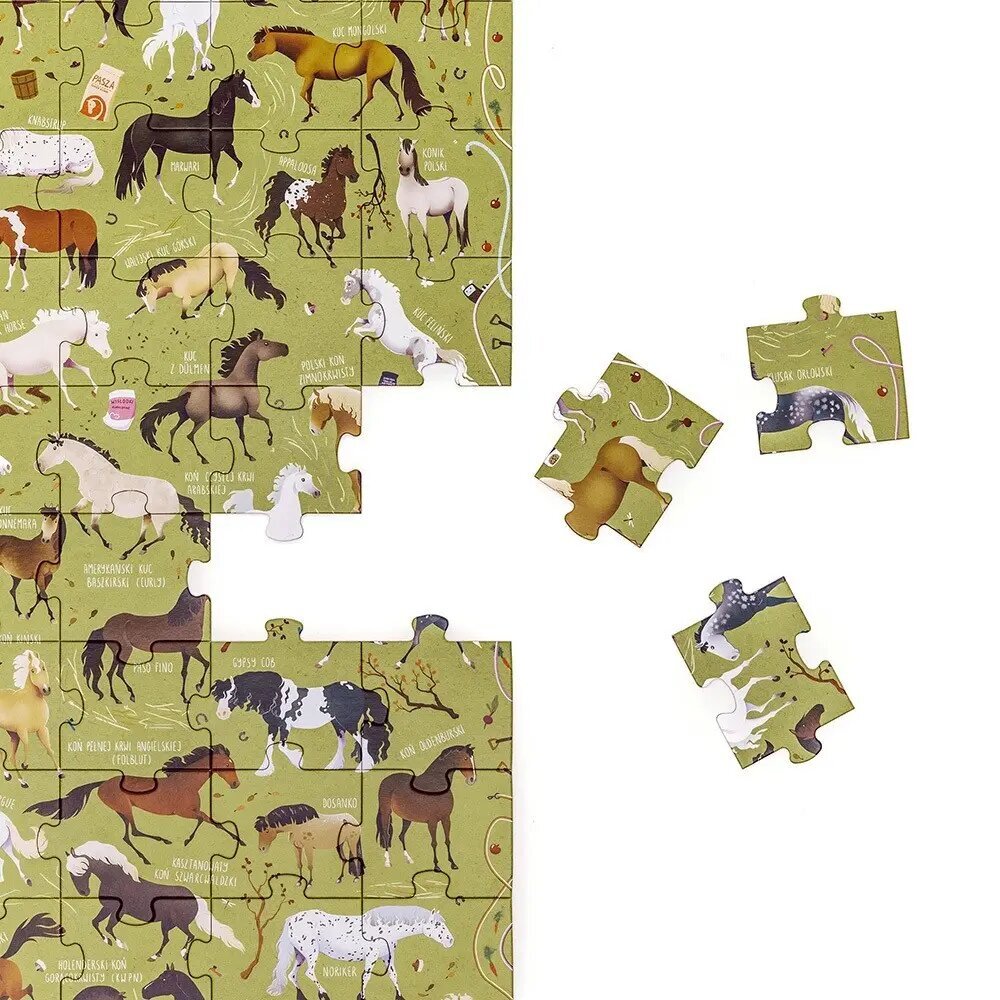 Dėlionė su arkliais Czu Czu Puzzlove Konie, 60 d. kaina ir informacija | Dėlionės (puzzle) | pigu.lt