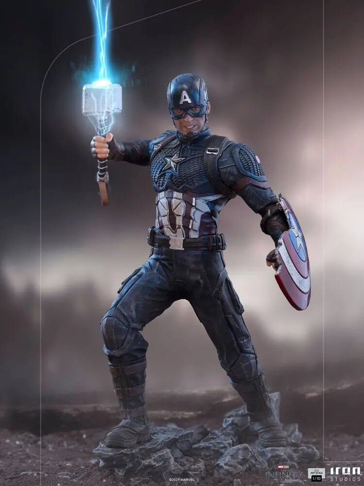 Infinity Saga BDS 1/10 Captain America Ultimate 21 cm kaina ir informacija | Žaidėjų atributika | pigu.lt