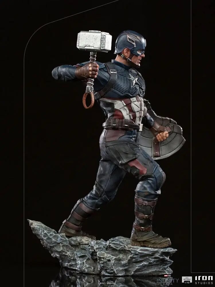 Infinity Saga BDS 1/10 Captain America Ultimate 21 cm kaina ir informacija | Žaidėjų atributika | pigu.lt