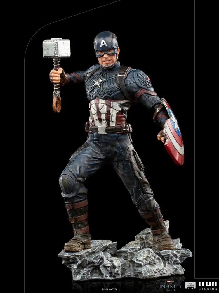 Infinity Saga BDS 1/10 Captain America Ultimate 21 cm kaina ir informacija | Žaidėjų atributika | pigu.lt