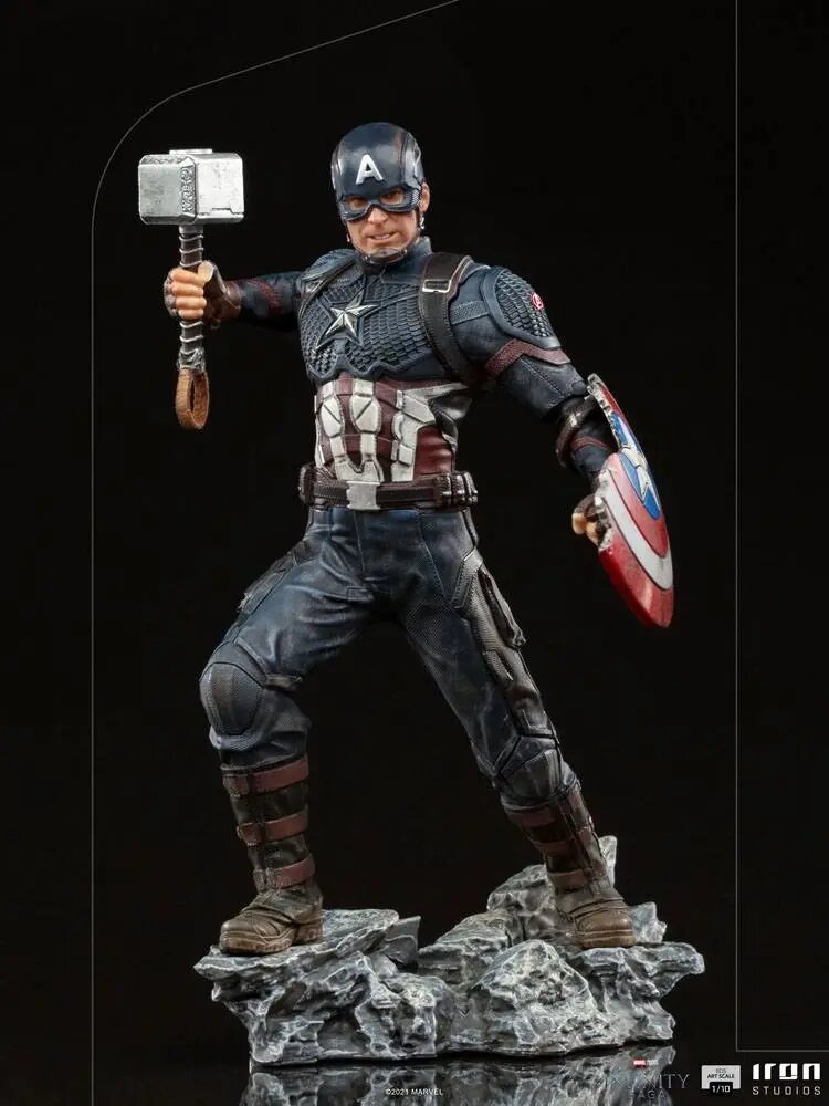 Infinity Saga BDS 1/10 Captain America Ultimate 21 cm kaina ir informacija | Žaidėjų atributika | pigu.lt