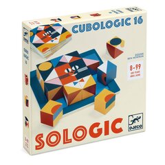 Medinių kubelių dėlionė Djeco Sologic DJ08576 kaina ir informacija | Stalo žaidimai, galvosūkiai | pigu.lt