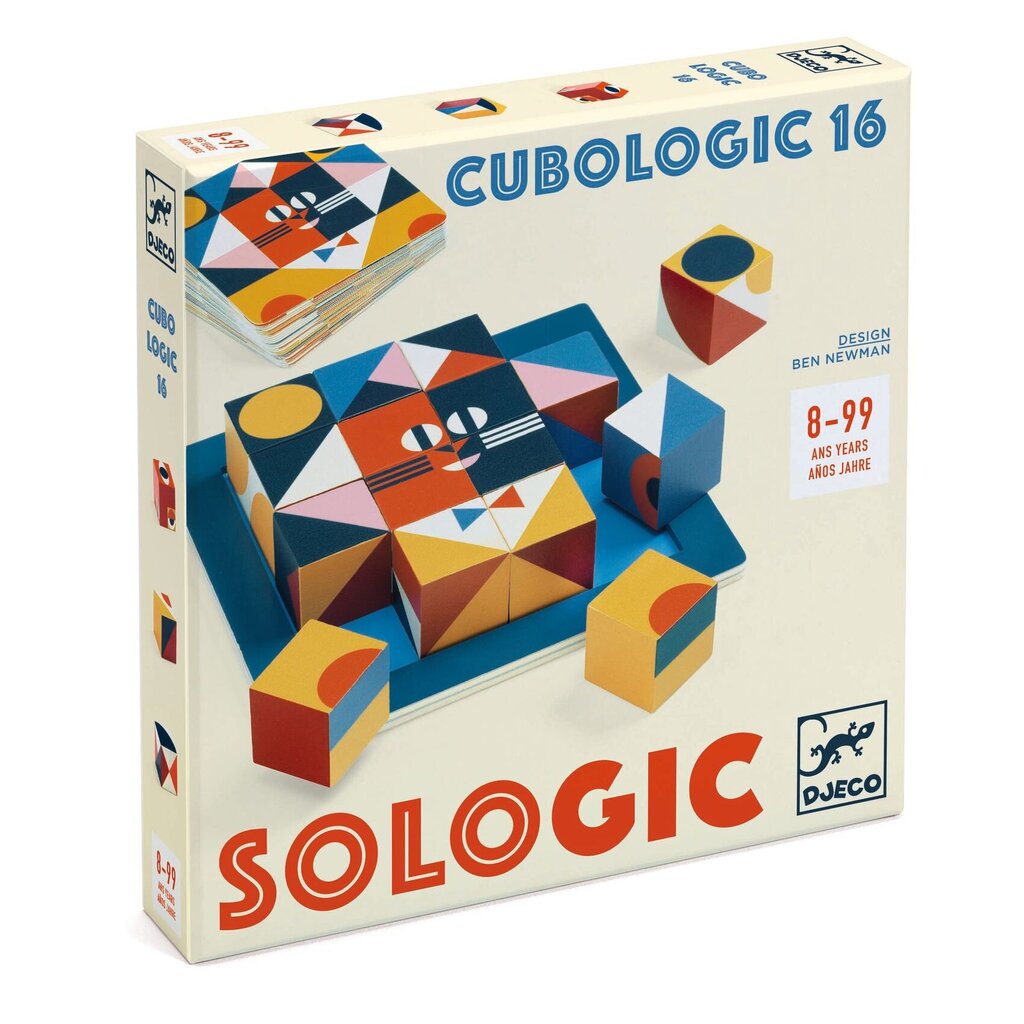 Логическая игра - Cubologic 16, DJECO Sologic DJ08576 цена | pigu.lt