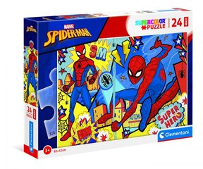 Dėlionė su Žmogumi Voru Clementoni Spider-Man Maxi, 24 d. kaina ir informacija | Dėlionės (puzzle) | pigu.lt