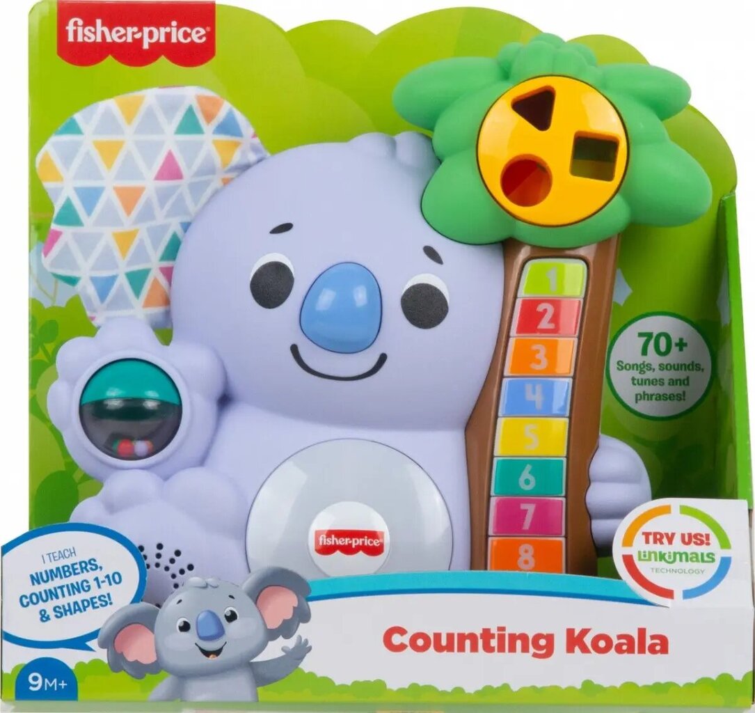 Interaktyvus žaislas Fisher Price Koala цена и информация | Žaislai kūdikiams | pigu.lt