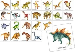 Atminties stalo žaidimas Dinozaurai kaina ir informacija | Stalo žaidimai, galvosūkiai | pigu.lt