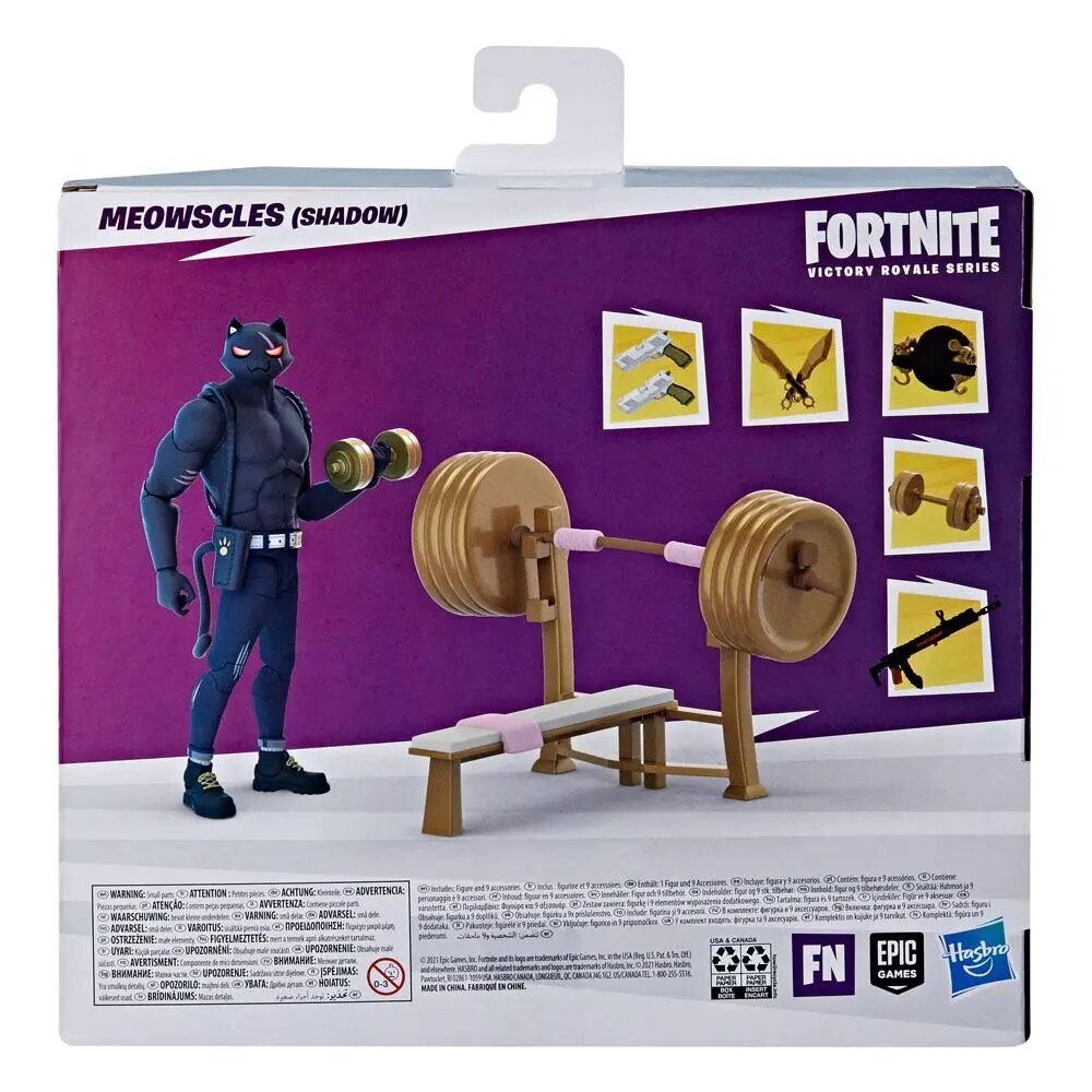 Fortnite Victory Royale Series Deluxe 2022 Meowscles (Shadow) kaina ir informacija | Žaidėjų atributika | pigu.lt