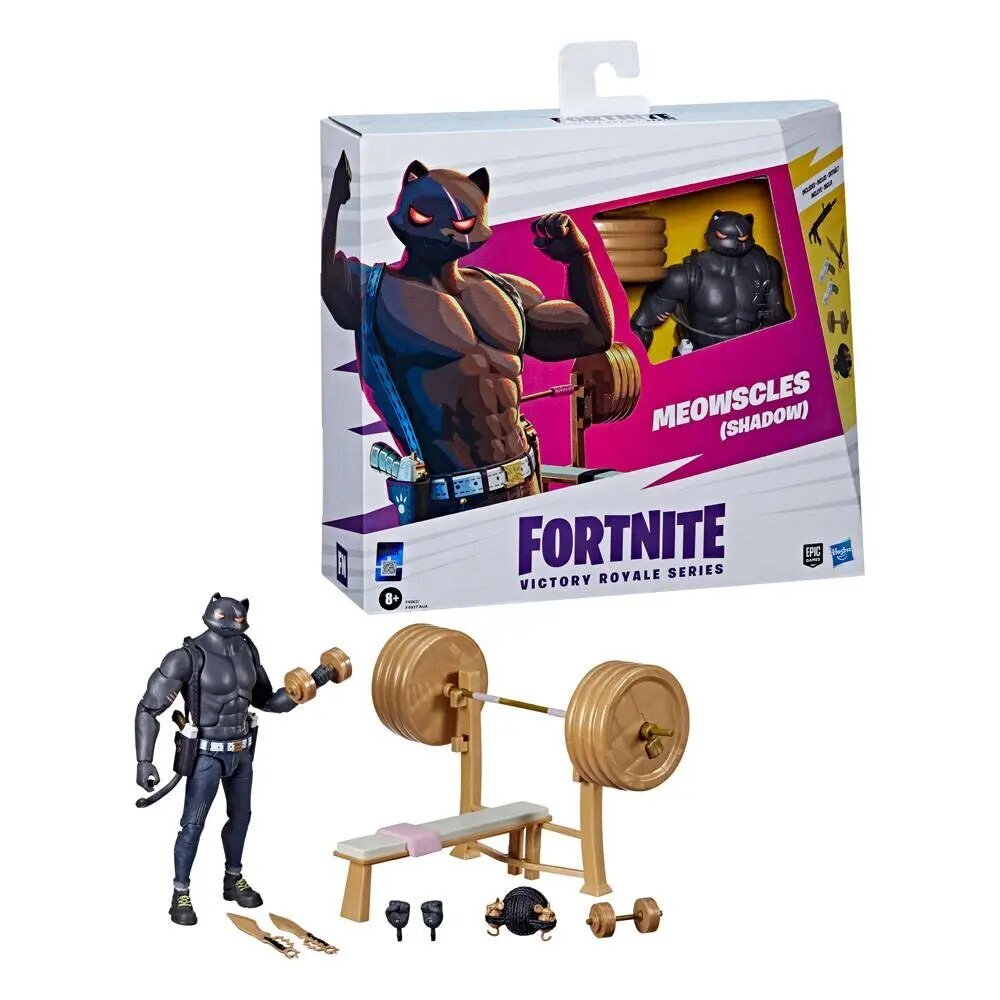 Fortnite Victory Royale Series Deluxe 2022 Meowscles (Shadow) kaina ir informacija | Žaidėjų atributika | pigu.lt