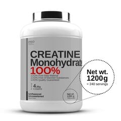 Kreatinas Prosportpharma Creatine Monohydrate, beskonis, 1200 g kaina ir informacija | Kreatinas | pigu.lt