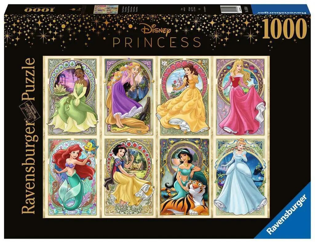 Dėlionė su Disney princesėm Ravensburger, 1000 d. цена и информация | Dėlionės (puzzle) | pigu.lt