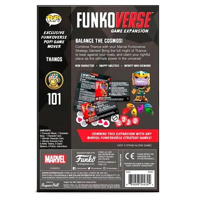 Stalo žaidimas POP Funkoverse Marvel 1vnt kaina ir informacija | Stalo žaidimai, galvosūkiai | pigu.lt