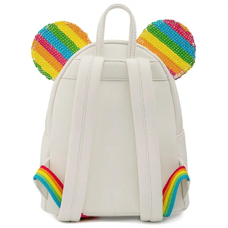 Vaikiška kuprinė Loungefly Disney Pelytė Minė (Minnie) Rainbow цена и информация | Kuprinės ir krepšiai | pigu.lt