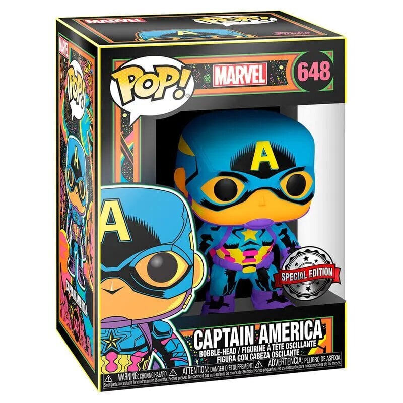 Funko Pop! Marvel Captain America kaina ir informacija | Žaidėjų atributika | pigu.lt