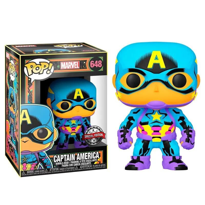 Funko Pop! Marvel Captain America kaina ir informacija | Žaidėjų atributika | pigu.lt