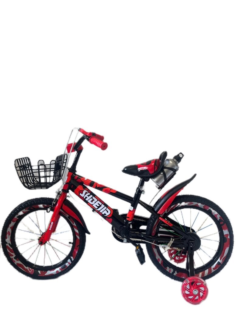 Vaikiškas dviratis Shbejia 16", raudonas kaina ir informacija | Dviračiai | pigu.lt