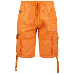 Šortai vyrams Geographical Norway, oranžiniai цена и информация | Мужские шорты | pigu.lt