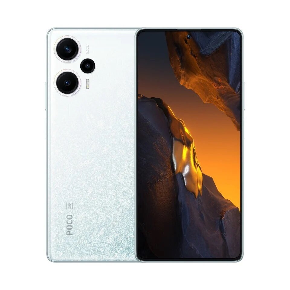 Poco F5 5G 12/256GB MZB0E50EU5 White цена и информация | Mobilieji telefonai | pigu.lt