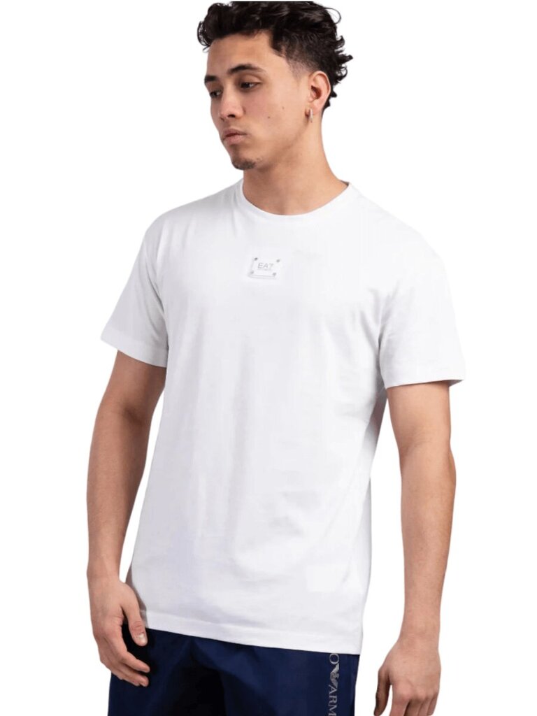 Marškinėliai vyrams EA7 280545929, balti kaina ir informacija | Vyriški marškinėliai | pigu.lt