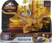 Dinozauro figūrėlė Velociraptor Mattel Jurassic World HBX32 kaina ir informacija | Žaislai berniukams | pigu.lt