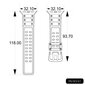 Strap Triple Protection Bracelet kaina ir informacija | Išmaniųjų laikrodžių ir apyrankių priedai | pigu.lt