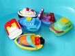 Vonios žaislų rinkinys Laivas ir valtis kaina ir informacija | Žaislai kūdikiams | pigu.lt