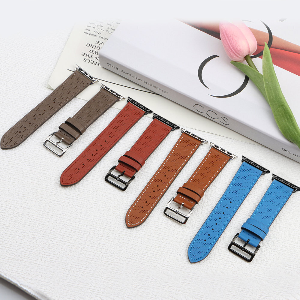 Strap Leather Bracelet kaina ir informacija | Išmaniųjų laikrodžių ir apyrankių priedai | pigu.lt