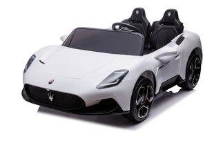 Детский электромобиль Maserati MC20 24V, белый цена и информация | Электромобили для детей | pigu.lt