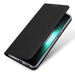 Dux Ducis Skin Pro Case For Realme GT Neo 5 | Realme GT3 Flip Cover Card Wallet Stand Black цена и информация | Чехлы для телефонов | pigu.lt