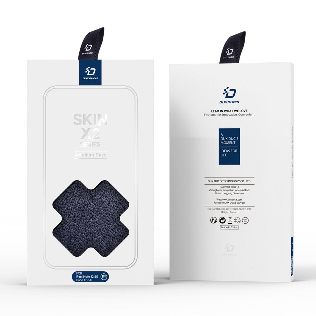 Dux Ducis Skin X2, mėlynas kaina ir informacija | Telefono dėklai | pigu.lt