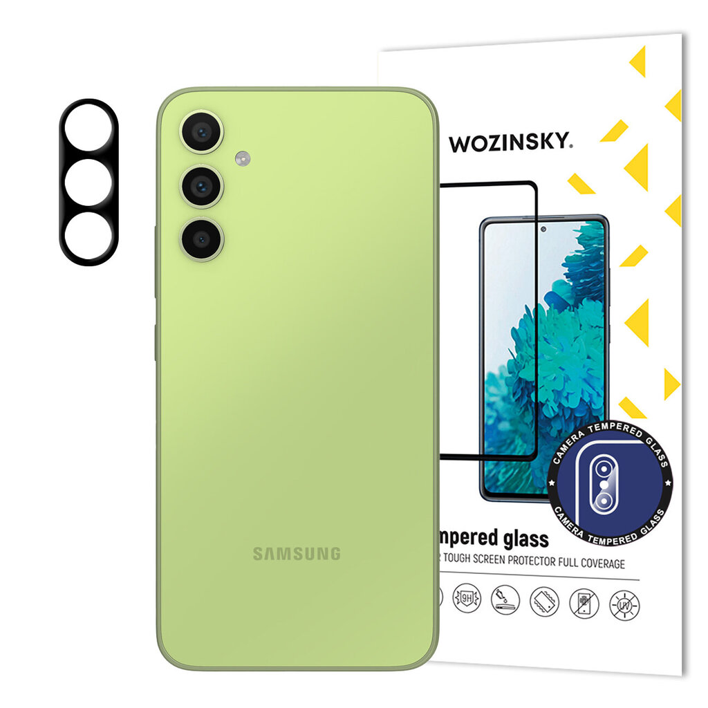 Wozinsky Full Camera Glass 9H kaina ir informacija | Apsauginės plėvelės telefonams | pigu.lt