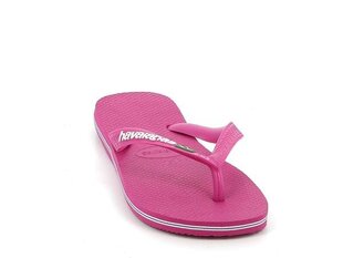 Brasil logo rose havaianas for women's pink 41108504622 41108504622 цена и информация | Комнатные тапки женские | pigu.lt