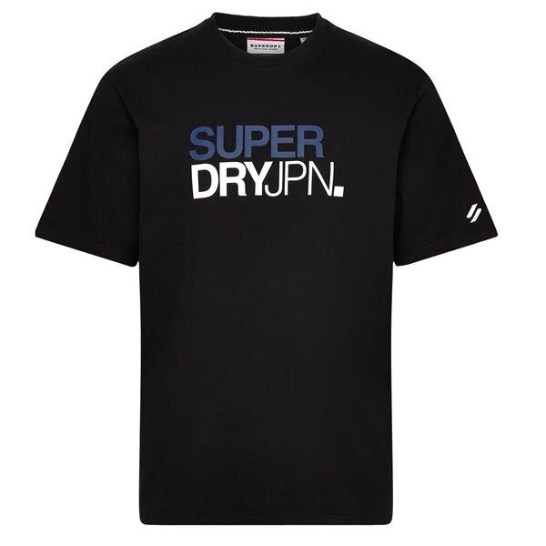 Marškinėliai vyrams Superdry M1011726A02A, juodi kaina ir informacija | Vyriški marškinėliai | pigu.lt