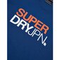 Marškinėliai vyrams Superdry M1011726AV2N, mėlyni kaina ir informacija | Vyriški marškinėliai | pigu.lt