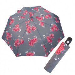 Pusiau automatinis skėtis moterims Stork PD01-4, pilkas kaina ir informacija | Moteriški skėčiai | pigu.lt