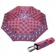 Pusiau automatinis skėtis moterims DA321-4, rožinis kaina ir informacija | Moteriški skėčiai | pigu.lt
