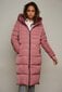 Rino&Pelle dvipusis moteriškas žieminis paltas KEILA, rožinė-bordo raudona kaina ir informacija | Paltai moterims | pigu.lt