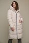 Rino&Pelle moteriškas žieminis paltas KEILAFUR, baltas kaina ir informacija | Paltai moterims | pigu.lt