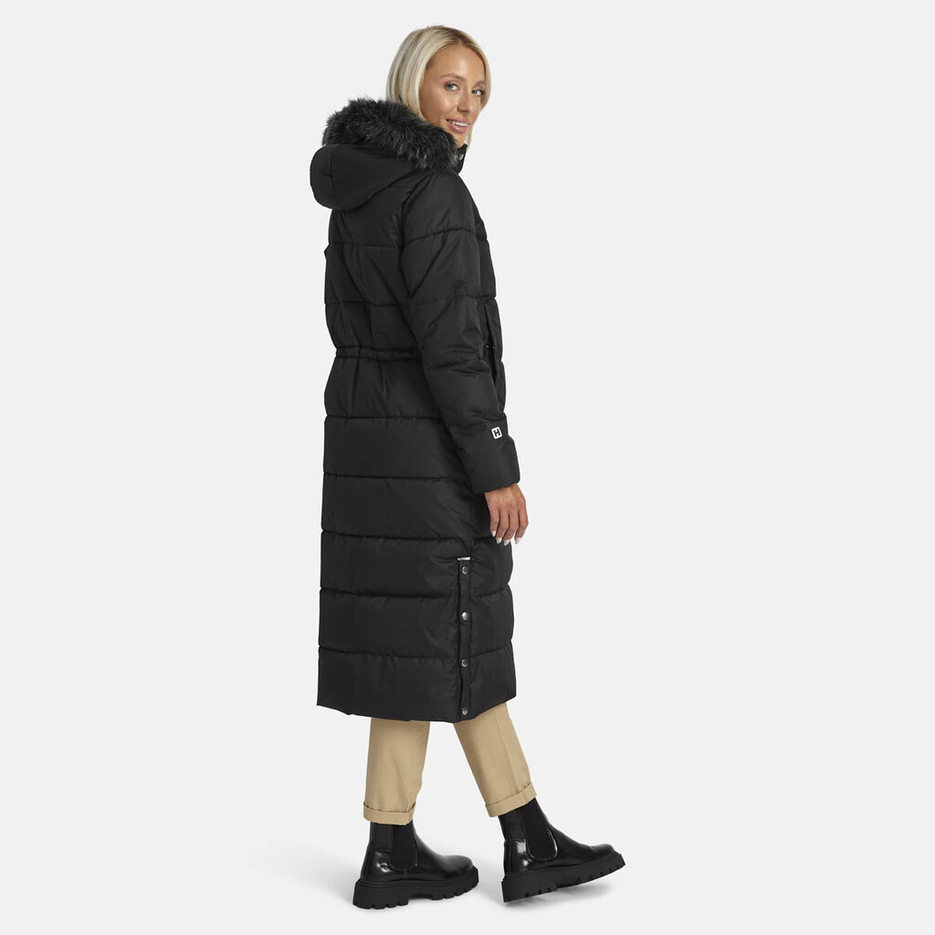 Huppa moteriškas žieminis paltas GUDRUN, juodas kaina ir informacija | Striukės moterims | pigu.lt