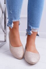 Glitter Gold Tiffy balerinos 7418-H цена и информация | Женские туфли | pigu.lt