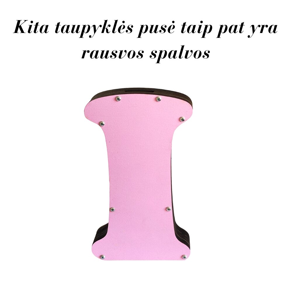 Taupyklė Raidė I, 20 cm kaina ir informacija | Originalios taupyklės | pigu.lt