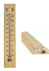 Деревянный термометр цена и информация | Метеорологические станции, термометры | pigu.lt
