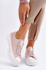Platforminiai sportbačiai moterims Big Star LL274151 24072-H, rožiniai цена и информация | Спортивная обувь, кроссовки для женщин | pigu.lt