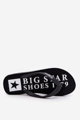 Big zoe big star  for men's black kk174365 KK174365 цена и информация | Мужские шлепанцы, босоножки | pigu.lt