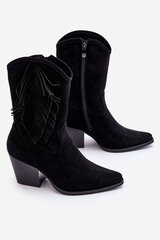 Aulinukai moterims Elyse 24250H, juodi kaina ir informacija | Aulinukai, ilgaauliai batai moterims | pigu.lt