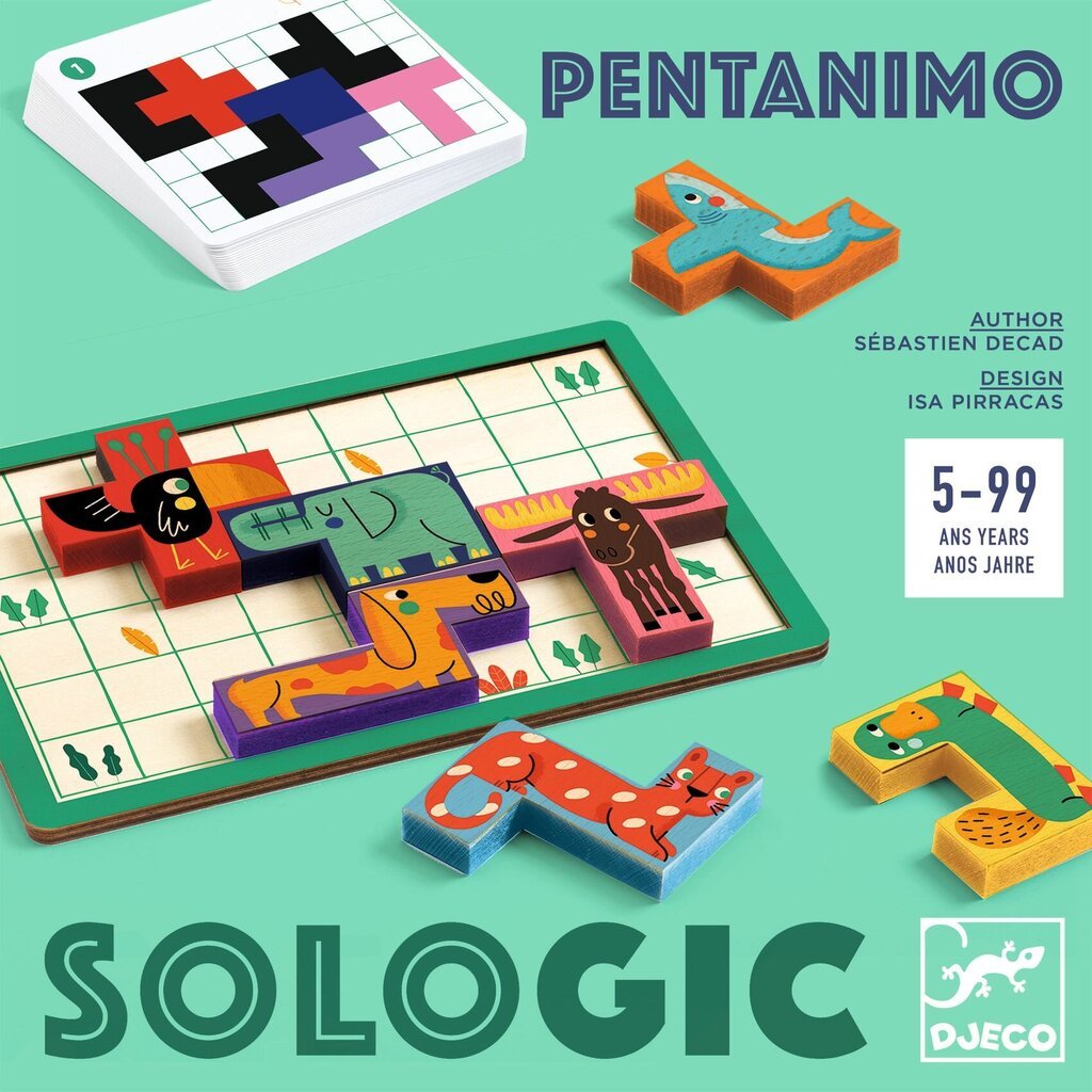 Логическая игра - Pentanimo, DJECO Sologic DJ08578 цена | pigu.lt