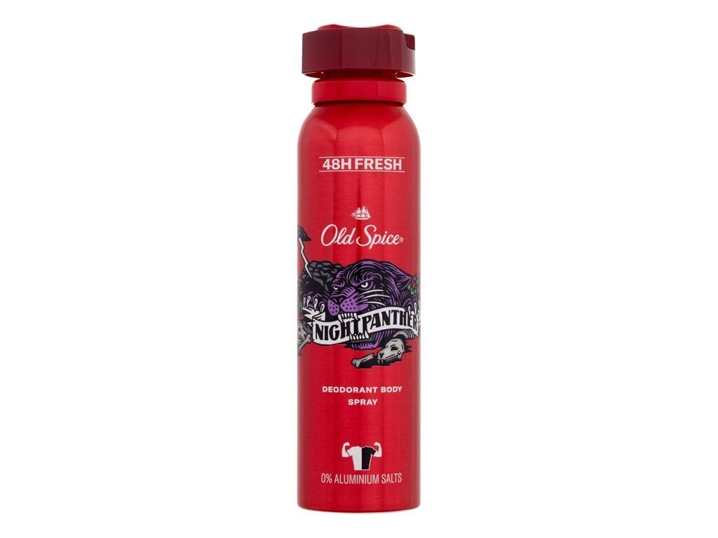 Dezodorantas ir kūno purškiklis Old Spice Nightpanther, vyrams, 150 ml цена и информация | Dezodorantai | pigu.lt