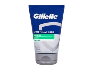 Balzamas po skutimosi jautriai odai Gillette Sensitive After Shave Balm, 100 ml цена и информация | Косметика и средства для бритья | pigu.lt