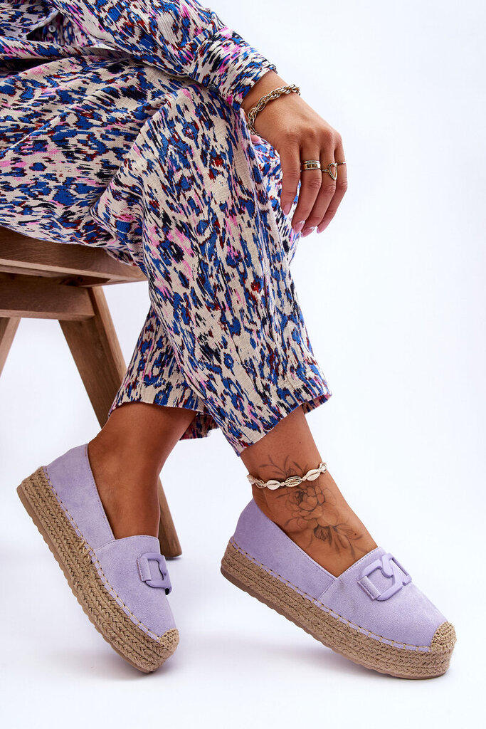 Espadrilės moterims Maurine 24541-H, violetinės kaina ir informacija | Bateliai moterims  | pigu.lt